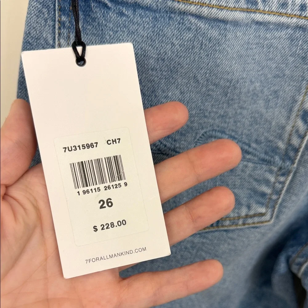 7 For All Mankind Low-Rise Slit-Flare Jeans: 26 - Picture 8 of 9